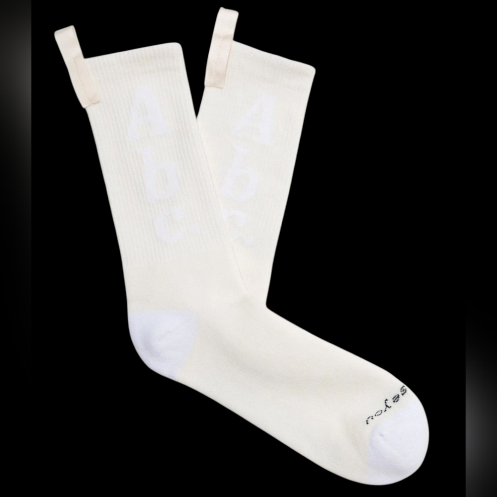 NWT Advisory Board Crystals Socks Selenite Sz L/XL